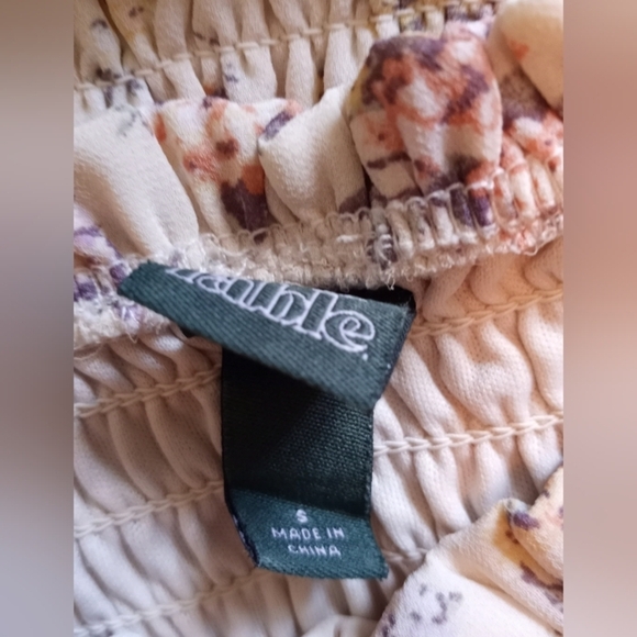 Wild Fable Ruffled Babydoll with Puffed Sleeves - Picture 5 of 5